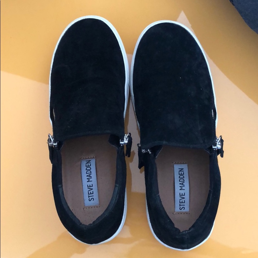 2/$25 stevemadden zipper platform sneakers